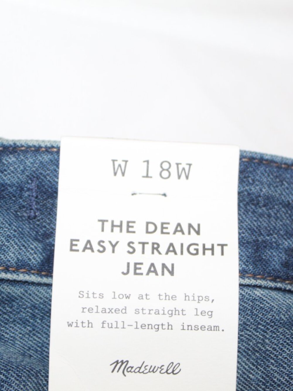 Madewell Straight-Leg Jeans in Medium Blue Wash - Picture 7 of 12